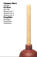 Plunger Full Colour Magnetic Business Cards