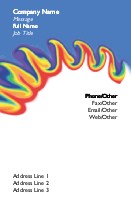 Rainbow Tie Dye Full Colour Business Cards