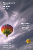 High in Flight Full Colour Business Cards
