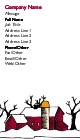 Wonderful Winter Full Colour Business Cards