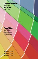 Colour Swatches Full Colour Magnetic Business Cards