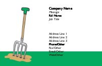 Pitchfork in Dirt