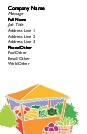 Vegetable Stand Full Colour Business Cards