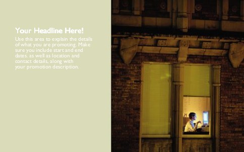 Computer Programmer Full Colour Oversized Postcards