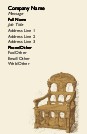 Gold Throne Chair Full Colour Business Cards