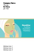 Facial Full Colour Business Cards