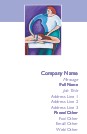 Getting a Massage Full Colour Business Cards