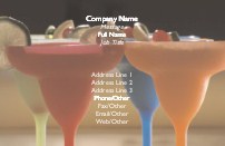 Margaritas Full Colour Magnetic Business Cards
