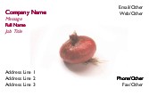 Red Onion Full Colour Magnetic Business Cards
