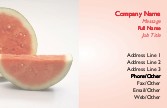 Watermelon Slices Full Colour Magnetic Business Cards