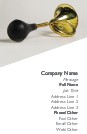 Bicycle Horn Full Colour Business Cards