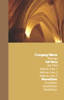 Cathedral Full Colour Business Cards