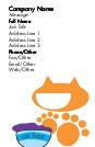 Cat Food Full Colour Business Cards