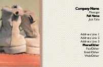 Work Boots Full Colour Business Cards