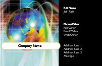 Communications Around the World Full Colour Business Cards