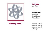 Grey Atom Recycled Business Cards