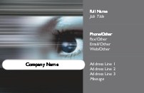 Looking into the Future Recycled Business Cards