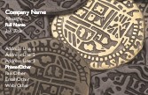 Antique Spanish Coins Full Colour Business Cards