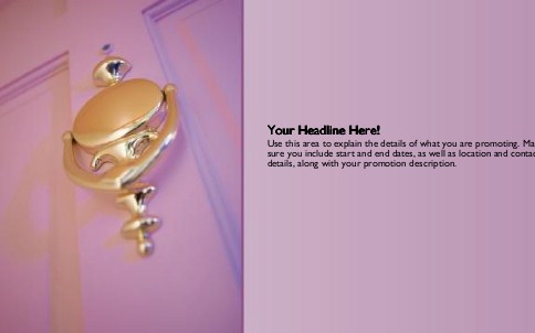 Door Knocker Full Colour Oversized Postcards