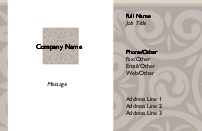 Celtic Design in Square Recycled Business Cards