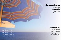 Holiday Paradise Full Colour Business Cards