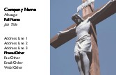 Jesus on the Cross Recycled Business Cards