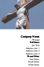 Jesus on the Cross Full Colour Business Cards