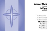 Lavender Cross Recycled Business Cards