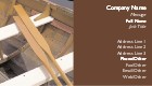 Row Boat and Oars Full Colour Magnetic Business Cards