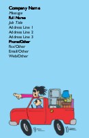 Car Boot Sale Addicts Full Colour Business Cards