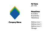 Coloured Diamonds Recycled Business Cards