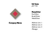 Diamond Dimensions Recycled Business Cards