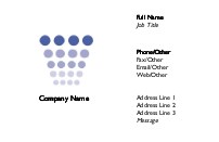 Spot the Dots Recycled Business Cards