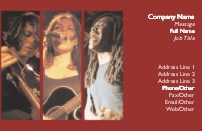 Music Makers Full Colour Business Cards