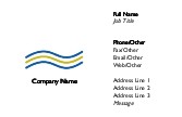 On the Curve Recycled Business Cards