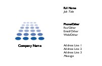 Pixel Perfect Recycled Business Cards