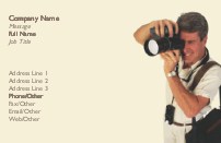 Capture the Moment Recycled Business Cards