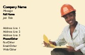 Construction Foreman Full Colour Business Cards