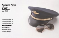 Pilot Hat and Glasses