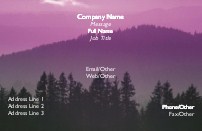 Glorious View Full Colour Magnetic Business Cards
