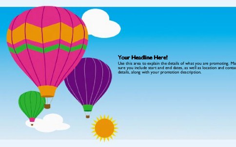 Blue Sky Ride Full Colour Oversized Postcards