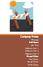 Road Block Recycled Business Cards