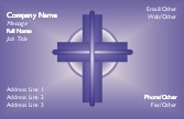 Large Cross Recycled Business Cards
