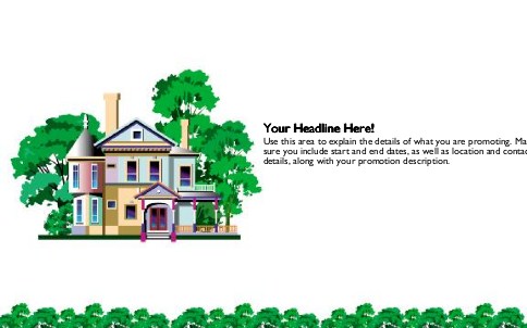 Victorian House Full Colour Oversized Postcards