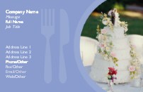 5 Layer Wedding Cake Full Colour Business Cards