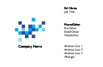 Dark Blue and Light Blue Pixels