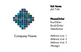 Multicolour Matrix Full Colour Business Cards