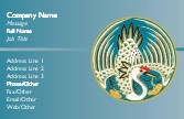 Asian Crane Recycled Business Cards