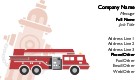 Fire Appliance and Hydrant Full Colour Business Cards
