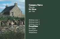 Cottage in the Meadow Full Colour Magnetic Business Cards